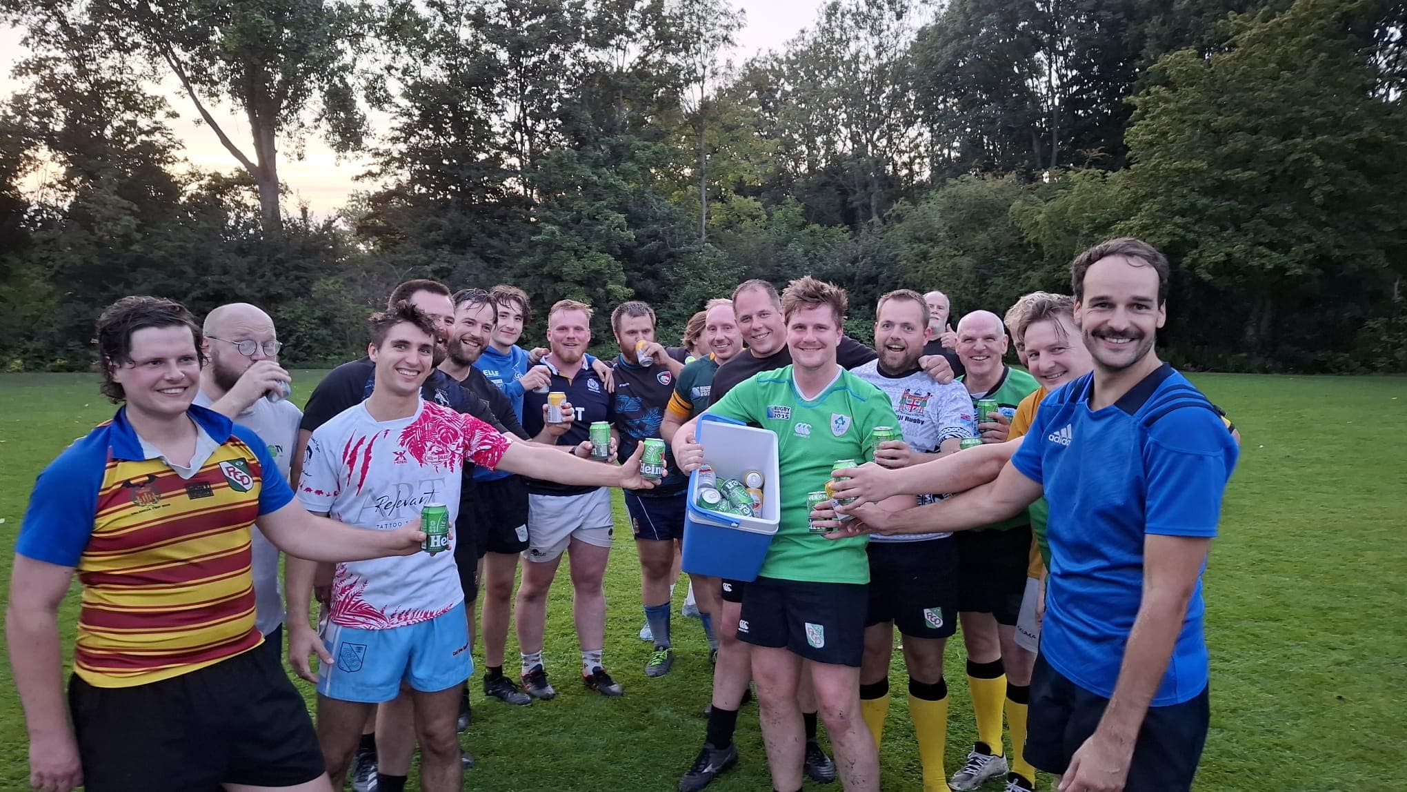 Koelbox vol koud bier